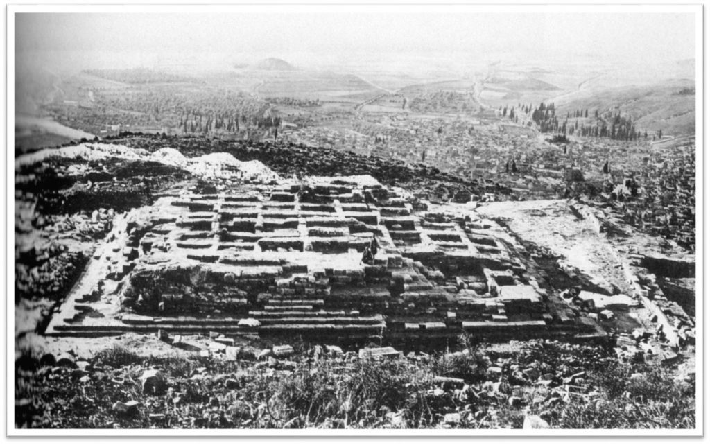 Fundamente des Pergamonaltars nach der Freilegung